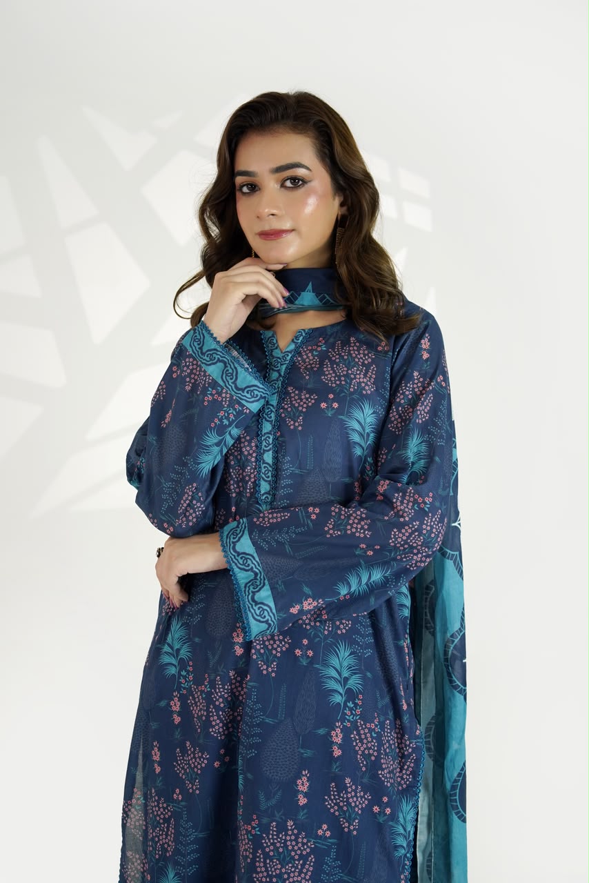 Indigo Botanica Suit