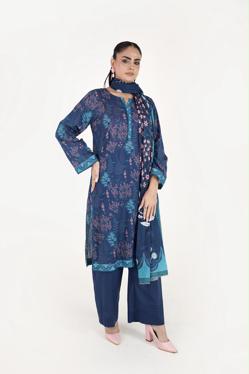 Indigo Botanica Suit
